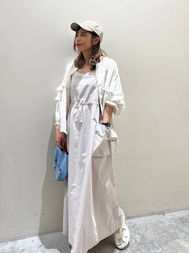 「アイテム（ワンピース/ドレス）」を使った、RENAさん（レディース・153cm・30代）の春コーディネート