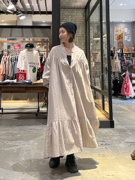 「アイテム（ワンピース/ドレス）」を使った、RENAさん（レディース・153cm・40代）の夏コーディネート