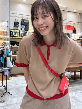 「アイテム（財布）」を使った、RENAさん（レディース・153cm）の春コーディネート