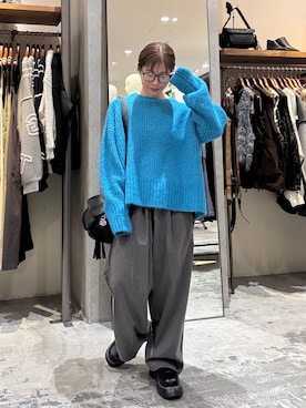 「アイテム（ドレスシューズ）」を使った、RENAさん（レディース・153cm・40代）の冬コーディネート