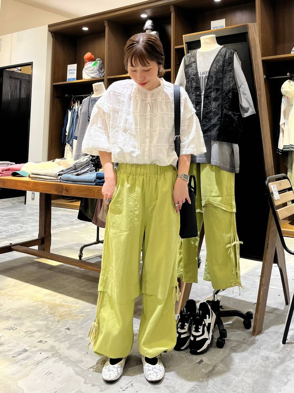 MODE NORM CORE】エンブロボイルバンドシャツ ニコアンド ニコアンド