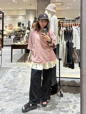 RENAさん（レディース・153cm）の夏コーディネート