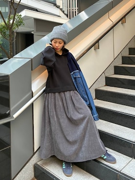 「アイテム（ワンピース/ドレス）」を使った、RENAさん（レディース・153cm・40代）の夏コーディネート
