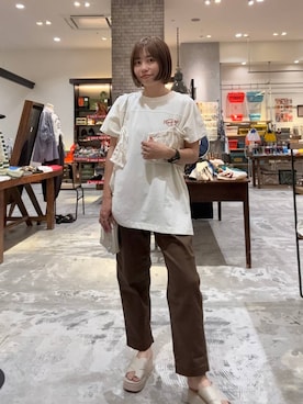 「アイテム（キャミソール）」を使った、RENAさん（レディース・153cm・40代）の夏コーディネート
