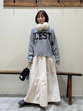 RENAさん（レディース・153cm）の冬コーディネート