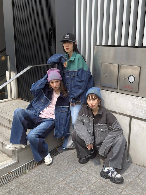 ニコアンド niko and... リメイク風モンスターGジャン niko and… デニムジャケット gジャン 「MODE NORM CORE