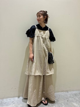 「アイテム（ワンピース/ドレス）」を使った、RENAさん（レディース・153cm・40代）の夏コーディネート