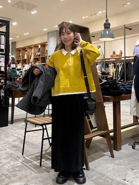 「アイテム（ドレスシューズ）」を使った、RENAさん（レディース・153cm・40代）の冬コーディネート