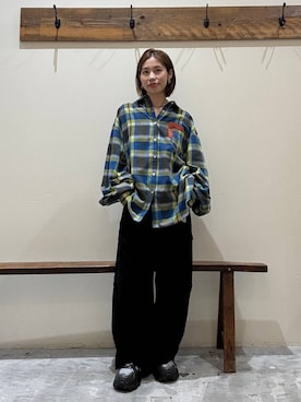「アイテム（スニーカー）」を使った、RENAさん（レディース・153cm・40代）の夏コーディネート