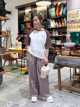 「WIGGLE WIGGLE（ウィグルウィグル）のアイテム」を使った、RENAさん（レディース・153cm）の春コーディネート