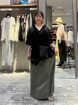 「niko and...（ニコアンド）のジェリーパンプス（パンプス、その他）」を使った、RENAさん（レディース・153cm）の夏コーディネート
