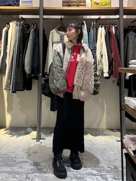 「アイテム（その他シューズ）」を使った、RENAさん（レディース・153cm・40代）の秋コーディネート