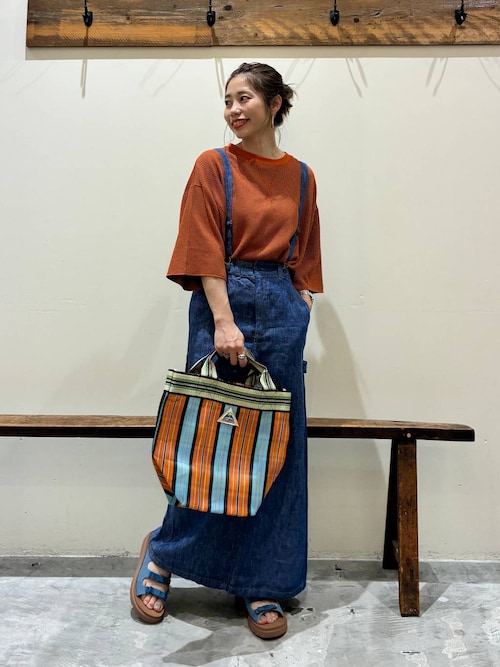 niko and… トートバッグ 「CITY CREEK」PPストライプバッグ