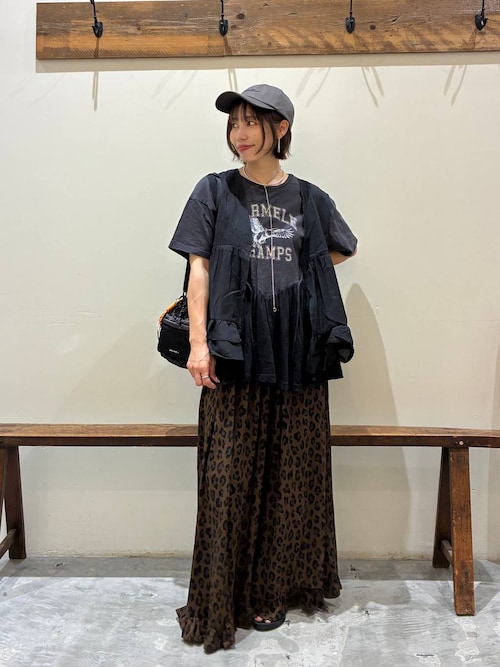 ねこ様   ニコアンド 人気スタッフプロデュース企画 フリンジスカートL ねこ様 ニコアンド 人気スタッフプロデュース企画 フリンジ