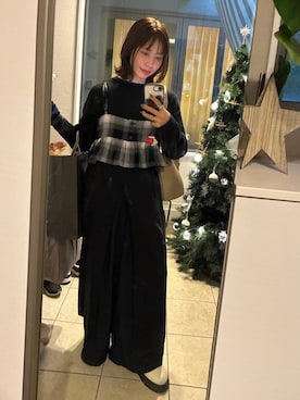 「アイテム（ワンピース/ドレス）」を使った、RENAさん（レディース・153cm・40代）の冬コーディネート