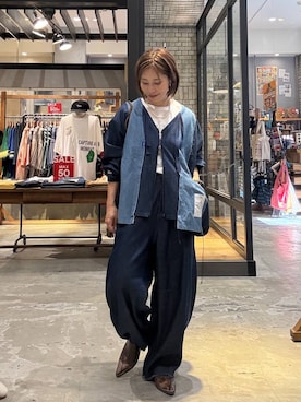 「アイテム（その他シューズ）」を使った、RENAさん（レディース・153cm・40代）の夏コーディネート