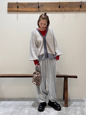 「niko and...（ニコアンド）のオリジナルサイドゴアブーツ（ブーツ）」を使った、RENAさん（レディース・153cm）の秋コーディネート