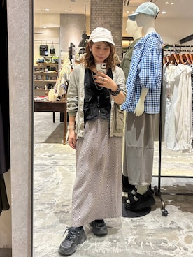 RENAさん（レディース・153cm）の春コーディネート
