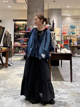 「アイテム（ベスト）」を使った、RENAさん（レディース・153cm・40代）の夏コーディネート