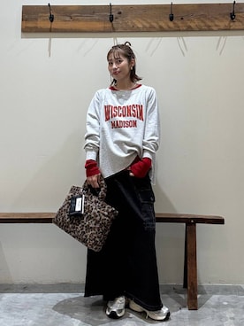 「アイテム（ニット/セーター）」を使った、RENAさん（レディース・153cm・40代）の秋コーディネート