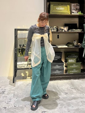 「DODとニコアンド_nikoand...」｜RENAさん（レディース・153cm）の夏コーディネート