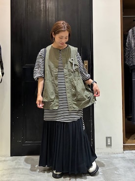 「アイテム（ワンピース/ドレス）」を使った、RENAさん（レディース・153cm・40代）の夏コーディネート
