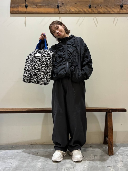 シャーリングリボンブルゾン