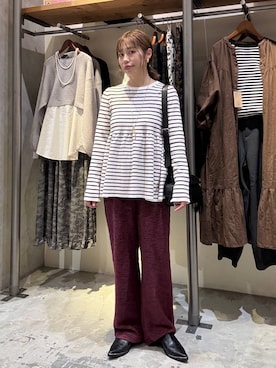 「アイテム（その他シューズ）」を使った、RENAさん（レディース・153cm）の秋コーディネート