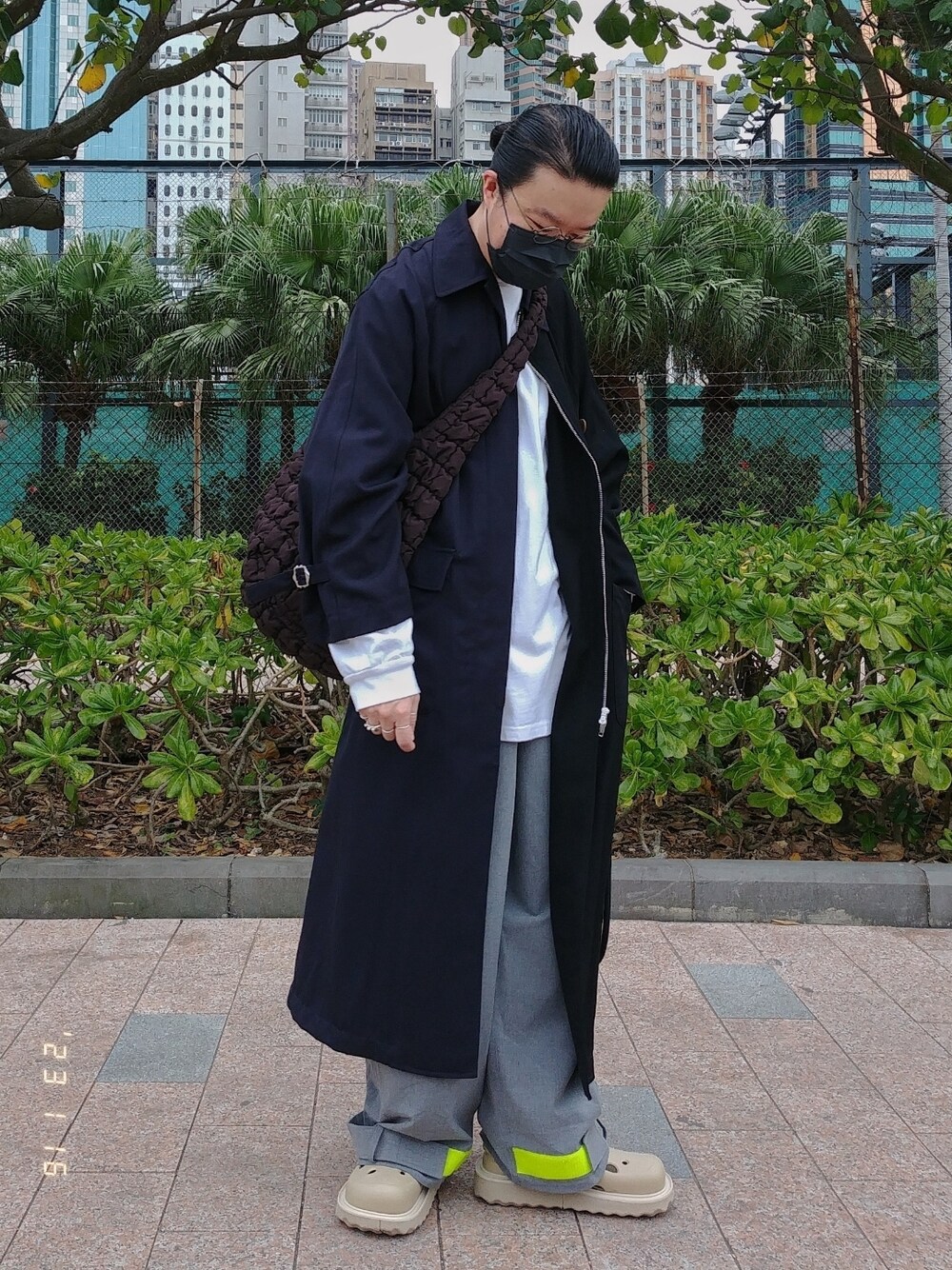 3.1 Phillip Lim ウールコート トレンチ navy/XS/S 3.1 phillip lim トレンチコート 【公式通販】