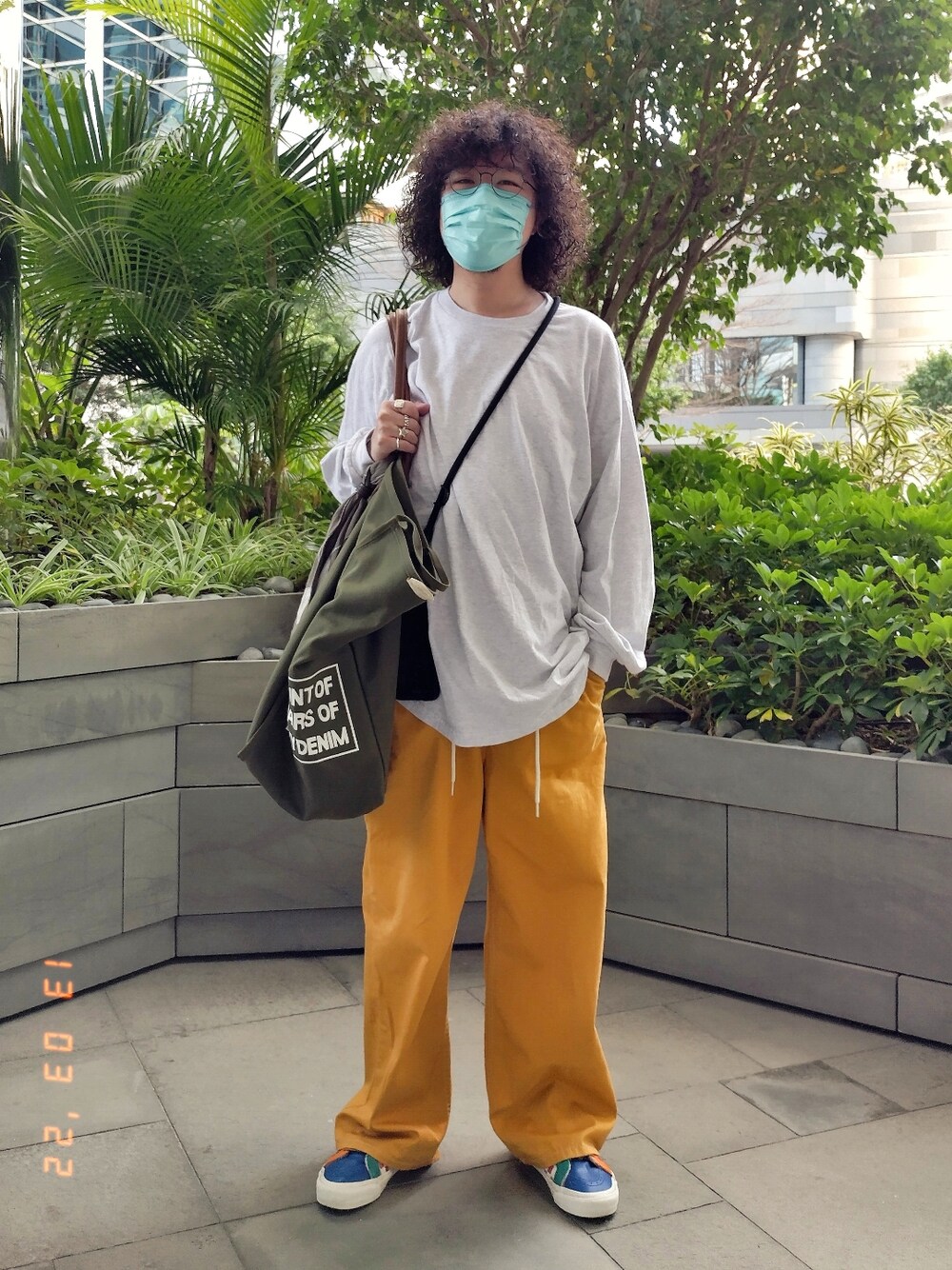 「mykita、alstyle、STORE 132、VANS VAULT、KAPITAL、ootd、spring、今日のコーデ、今日の服、春コーデ、春」｜「MYKITAのアイテム（メガネ、ブラック系）」を使った、Paak Chanさん（メンズ・172cm）の春コーディネートの1枚目の写真