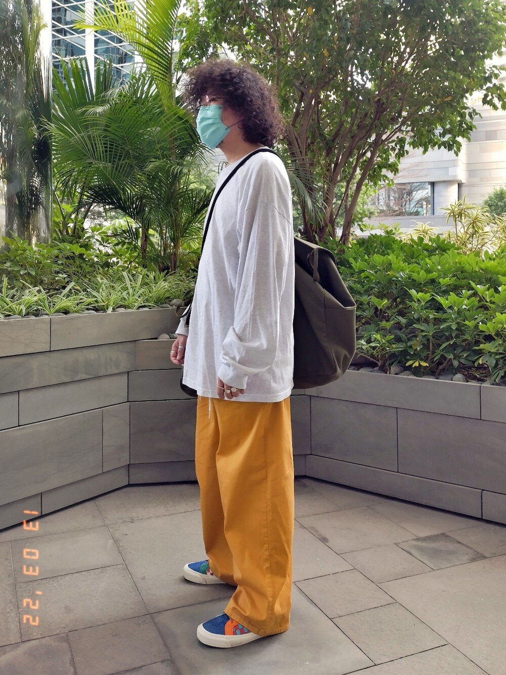 「mykita、alstyle、STORE 132、VANS VAULT、KAPITAL、ootd、spring、今日のコーデ、今日の服、春コーデ、春」｜「MYKITAのアイテム（メガネ、ブラック系）」を使った、Paak Chanさん（メンズ・172cm）の春コーディネートの4枚目の写真