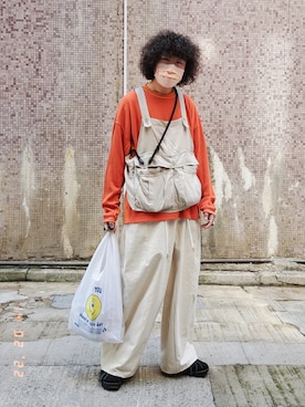 「OPEN EDITIONS（オープンエディションズ）のアイテム」を使った、Paak Chanさん（メンズ・172cm）の冬コーディネート