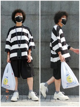 「OPEN EDITIONS（オープンエディションズ）のアイテム」を使った、Paak Chanさん（メンズ・172cm）の秋コーディネート