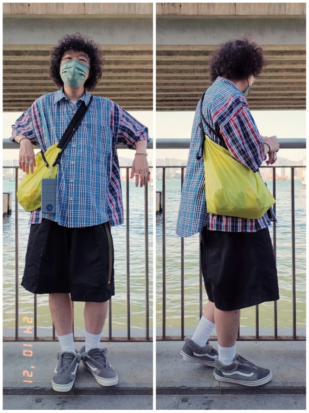 「VANS、秋のコーデ、sacai、今日の服、ootd、mykita、秋、今日のコーデ、old skool、no brand、autumn、julynine、STORE 132」｜「MYKITAのアイテム（メガネ、ブラック系）」を使った、Paak Chanさん（メンズ・172cm）の秋コーディネートの1枚目の写真