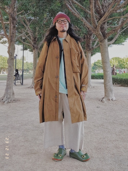 ダウンベストを使った「MUJI Labo」のメンズ人気ファッション
