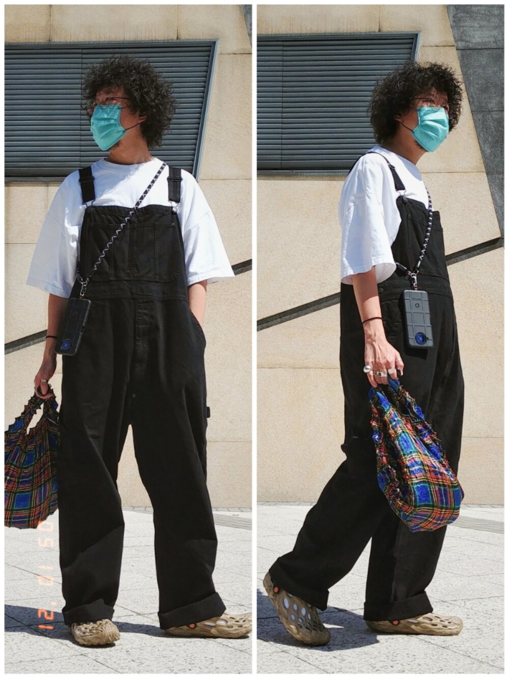 「mykita、alstyle、GU、merrell、BUNZABURO、ootd、今日のコーデ、今日の服、summer、夏コーデ、夏」｜「MYKITAのアイテム（メガネ、ブラック系）」を使った、Paak Chanさん（メンズ・172cm）の秋コーディネートの1枚目の写真