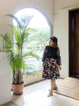 「Chesty（チェスティー）のアイテム」を使った、Huitingさん（レディース・155cm）の冬コーディネート