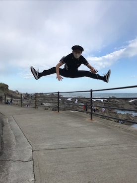 「JINS（ジンズ）のアイテム」を使った、kimuti_47さん（メンズ・163cm）の春コーディネート