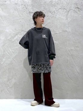 K.さん（レディース・158cm）の秋コーディネート