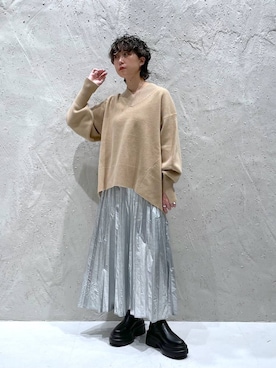 K.さん（レディース・158cm）の秋コーディネート