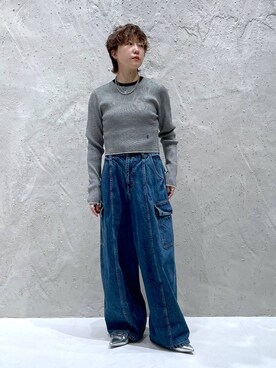 K.さん（レディース・158cm）の夏コーディネート