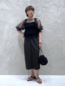 K.さん（レディース・158cm）の夏コーディネート