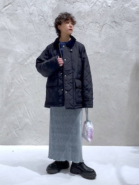 K.さん（レディース・158cm）の冬コーディネート