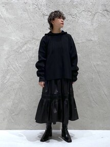 はな★  yuw タックプリーツミディスカート yuw（ユウ）の「タックプリーツミディースカート 977989