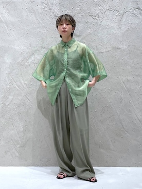 K.さん（レディース・158cm）の夏コーディネート