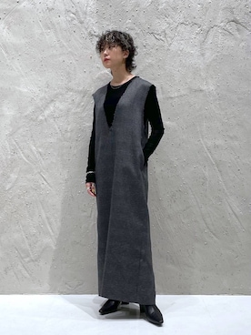 K.さん（レディース・158cm）の秋コーディネート