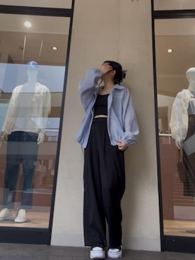 「ITEMS URBANRESEARCH（アイテムズ アーバンリサーチ）のアイテム」を使った、chinoさん（レディース・155cm）の春コーディネート