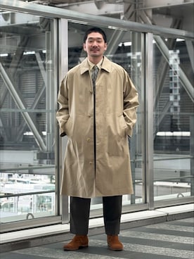「MIZUNO（ミズノ　）のMIZUNO(ミズノ) 別注  DYNAMOTION ジャケット（その他アウター、グレー系）」を使った、もくめさん（メンズ・177cm）の春コーディネート
