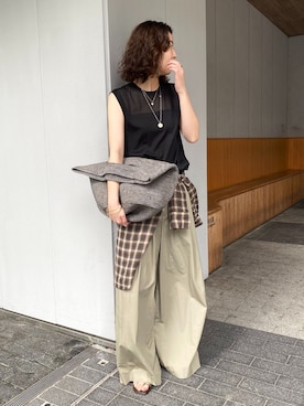「LE TALON（ルタロン）のアイテム」を使った、kuraさん（レディース・164cm）の春コーディネート