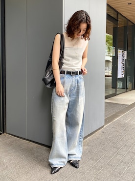 「LE TALON（ルタロン）のアイテム」を使った、kuraさん（レディース・164cm）の春コーディネート